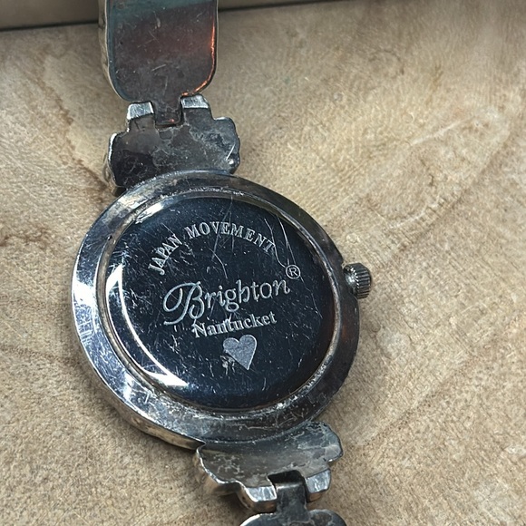 Brighton Nantucket Silver & Gold Watch AS IS - Picture 10 of 11